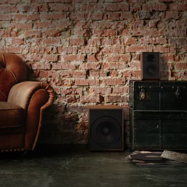 Klipsch ProMedia Heritage 2.1 kaiutinjärjestelmä (pähkinä)