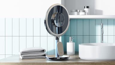Sharper Image LED meikkipeili + langaton laturi P001307