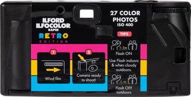 Ilford Rapid Retro kertakäyttöinen analogikamera