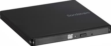 Sandstrøm Ultra Slim ulkoinen DVD/CD asema