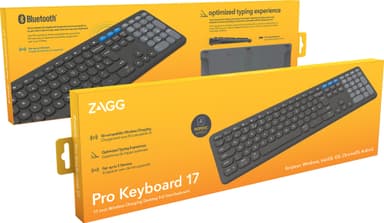 Zagg Pro langaton näppäimistö (musta)