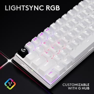 Logitech G Pro X 60 pelinäppäimistö (valkoinen)