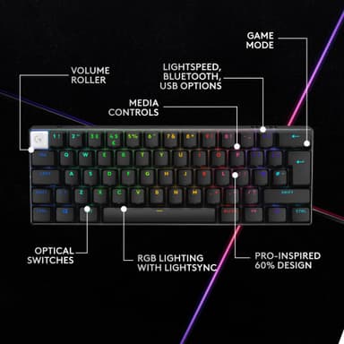 Logitech G Pro X 60 pelinäppäimistö (musta)