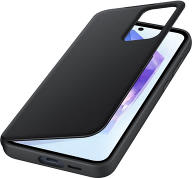 Samsung Galaxy A55 5G Smart View Wallet lompakkokotelo (musta)