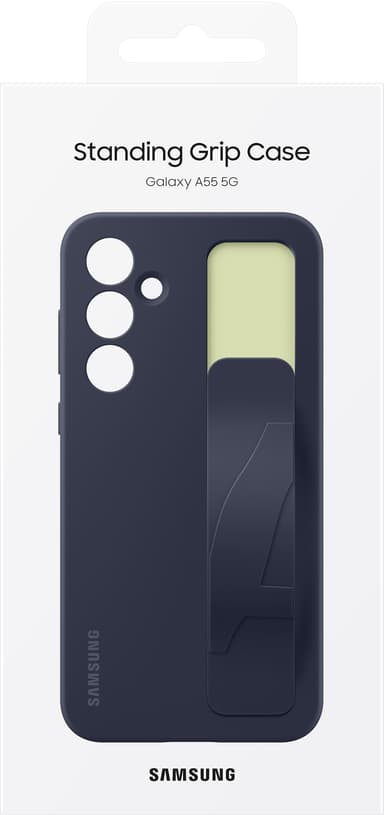 Samsung Galaxy A55 5G Standing Grip suojakuori (musta)