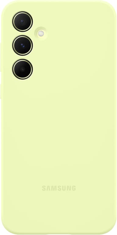 Samsung Galaxy A55 5G Silicone suojakuori (lime)