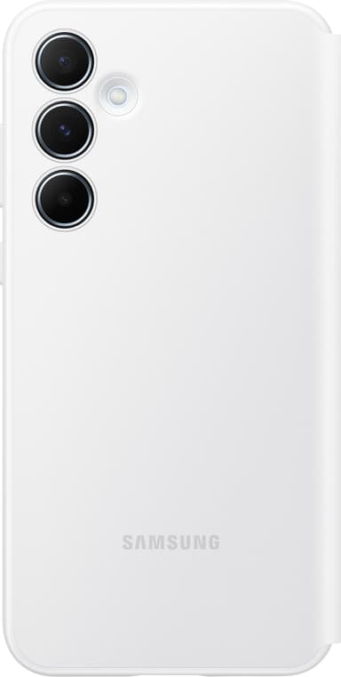 Samsung Galaxy A55 5G Smart View Wallet lompakkokotelo (valkoinen)