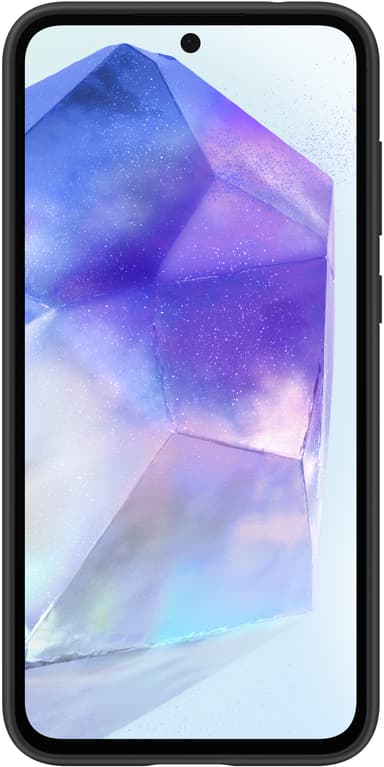 Samsung Galaxy A55 5G Silicone suojakuori (musta)