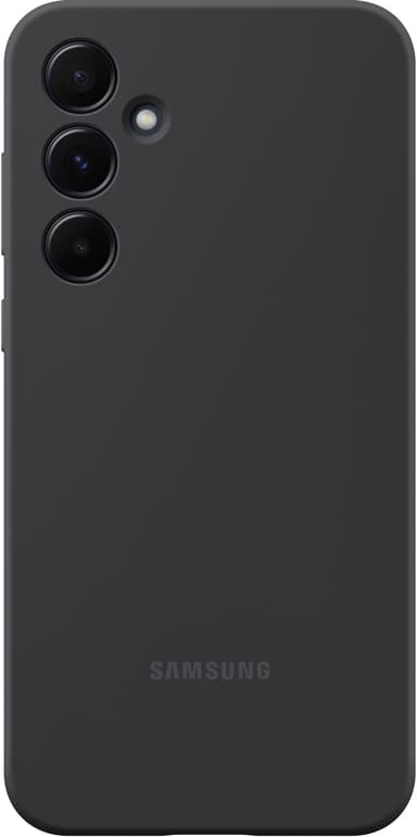 Samsung Galaxy A55 5G Silicone suojakuori (musta)