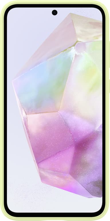 Samsung Galaxy A35 5G Silicone suojakuori (lime)