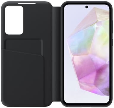 Samsung Galaxy A35 5G Smart View Wallet lompakkokotelo (musta)