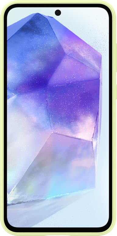 Samsung Galaxy A55 5G Silicone suojakuori (lime)