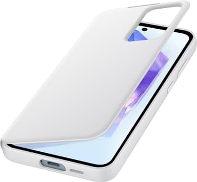 Samsung Galaxy A55 5G Smart View Wallet lompakkokotelo (valkoinen)