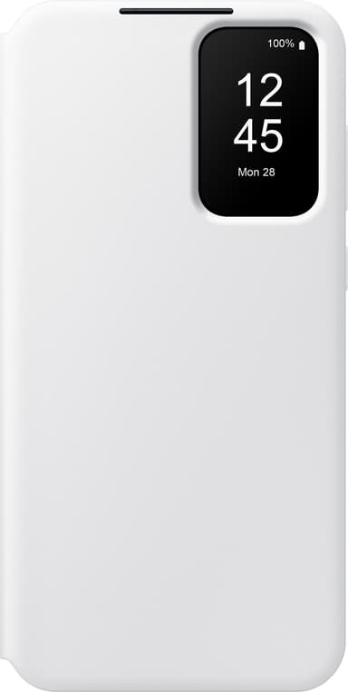 Samsung Galaxy A55 5G Smart View Wallet lompakkokotelo (valkoinen)
