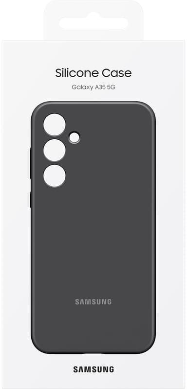 Samsung Galaxy A35 5G Silicone suojakuori (musta)