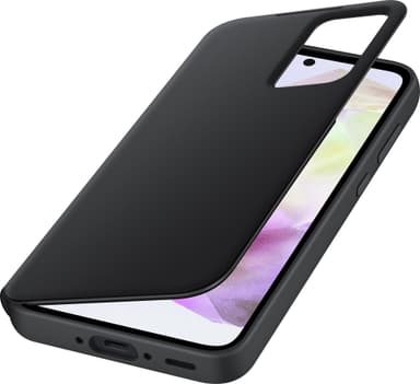 Samsung Galaxy A35 5G Smart View Wallet lompakkokotelo (musta)