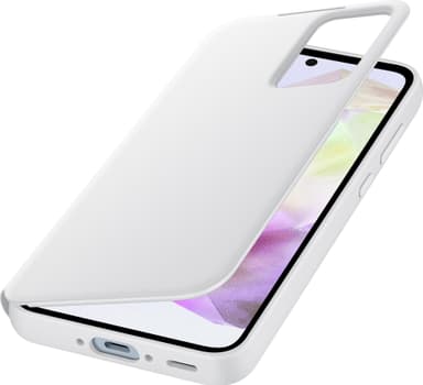Samsung Galaxy A35 5G Smart View Wallet lompakkokotelo (valkoinen)