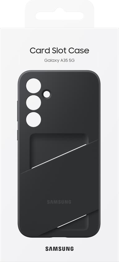 Samsung Galaxy A35 5G Card Slot suojakuori (musta)