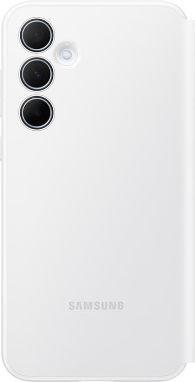 Samsung Galaxy A35 5G Smart View Wallet lompakkokotelo (valkoinen)