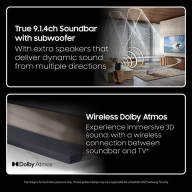 Samsung 9.1.4-kanavainen HW-Q935C soundbar (musta)