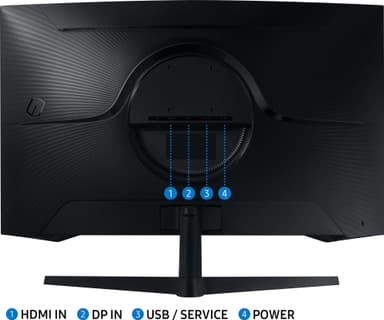 Samsung Odyssey G55C LS32CG552EUXEN 32” kaareva VA pelinäyttö