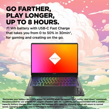 HP Omen Transcend 14  Ultra 9-185H/32/2048/4070 14" pelikannettava