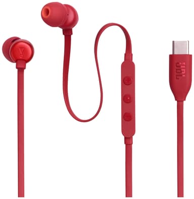 JBL Tune 310 USB C in-ear kuulokkeet (punainen)