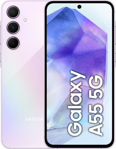 Samsung Galaxy A55 5G älypuhelin 8/128 GB (violetti)