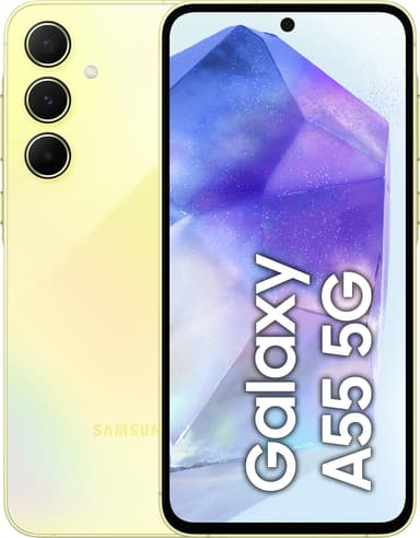 Samsung Galaxy A55 5G älypuhelin 8/128 GB (keltainen)