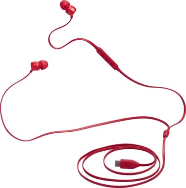 JBL Tune 310 USB C in-ear kuulokkeet (punainen)