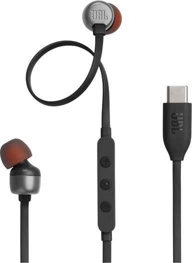 JBL Tune 310 USB C in-ear kuulokkeet (musta)