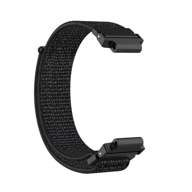 Garmin Forerunner 220/230/235/620/630 / 735XT rannekoru nailon musta