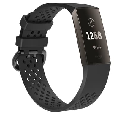 Fitbit Charge 3/4 ranneke (S) Musta