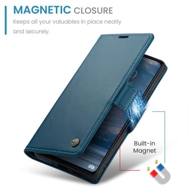CaseMe Xiaomi Redmi 13C 4G Lompakkokotelo - Sininen