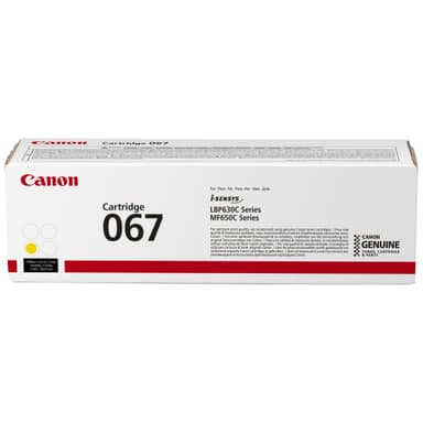 Canon 067 mustekasetti (keltainen)