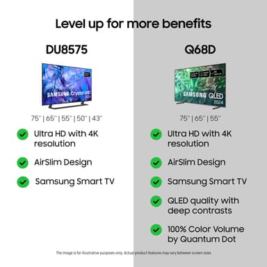 Samsung 50" DU8575 4K älytelevisio (2024)