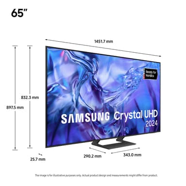 Samsung 65" DU8575 4K älytelevisio (2024)