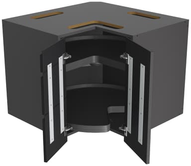 Epoq Integra 3-osainen alakaapin kulmaovi keittiöön (black)