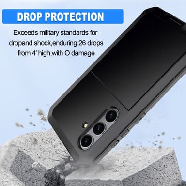 Samsung Galaxy S24 Case Armor suojakotelo Kuori + karkaistu lasi