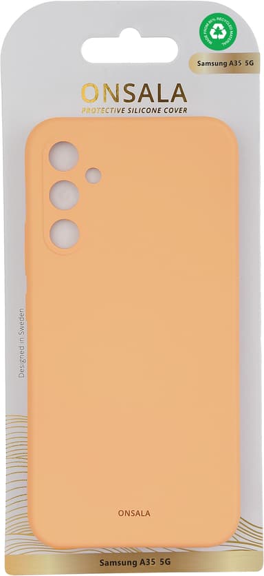 Onsala Samsung Galaxy A35 5G silikonikuori (oranssi)