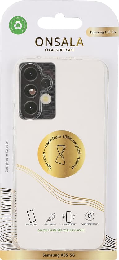 Onsala Samsung Galaxy A35 5G kirkas kuori (läpinäkyvä)