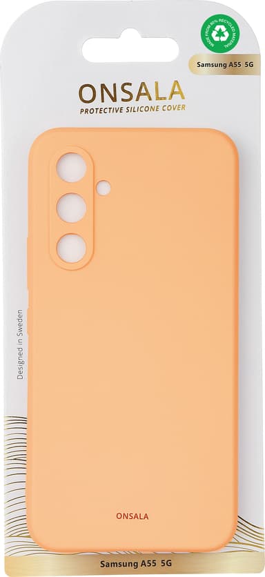 Onsala Samsung Galaxy A55 5G silikonikuori (oranssi)