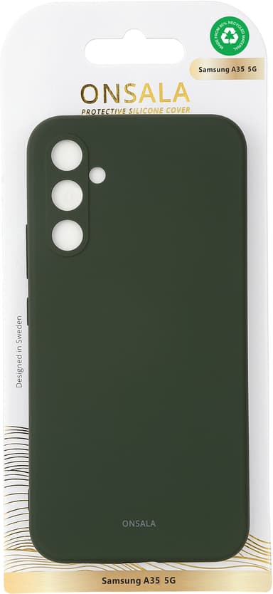 Onsala Samsung Galaxy A35 5G silikonikuori (vihreä)