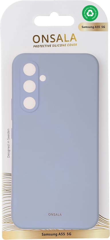 Onsala Samsung Galaxy A55 5G silikonikuori (sininen)