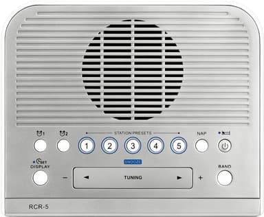 Sangean RCR-5 kelloradio (hopea)
