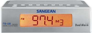 Sangean RCR-5 kelloradio (hopea)