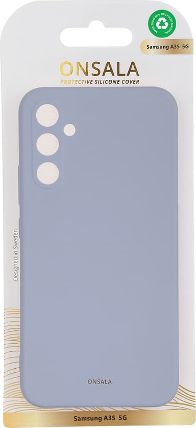 Onsala Samsung Galaxy A35 5G silikonikuori (sininen)