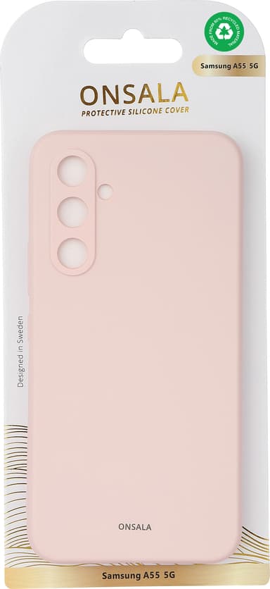 Onsala Samsung Galaxy A55 5G silikonikuori (pinkki)