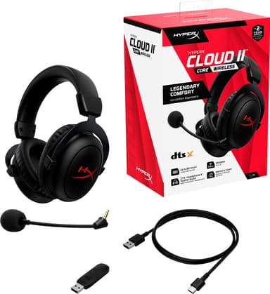 HyperX Cloud II Core pelikuulokkeet (musta)
