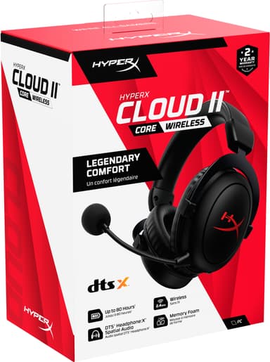 HyperX Cloud II Core pelikuulokkeet (musta)
